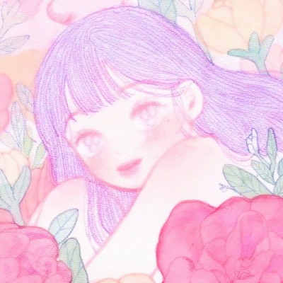 可爱粉红少女心动漫头像图片