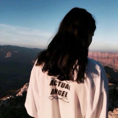 唯美清新女生背影头像图片