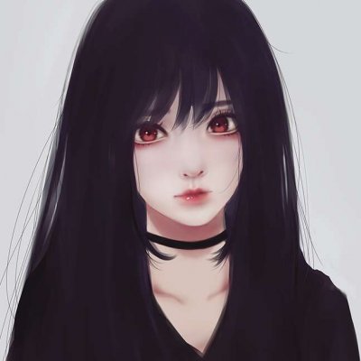 冷酷病娇黑化少女头像图片
