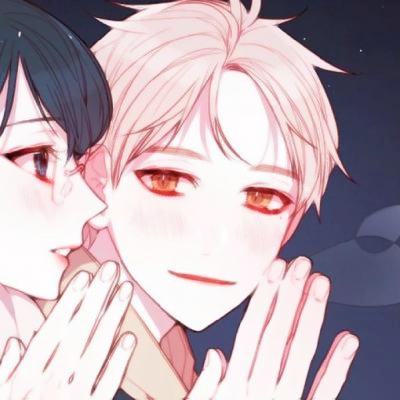 情侣头像二次元一对高清唯美手绘图片