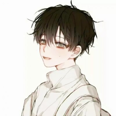 情侣头像二次元一对高清唯美手绘图片
