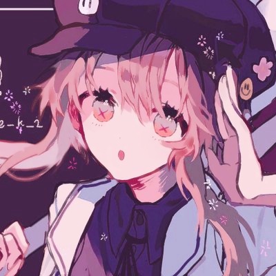 可爱粉红少女心动漫头像图片