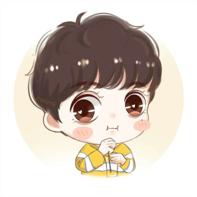 蔡徐坤q版呆萌头像图片