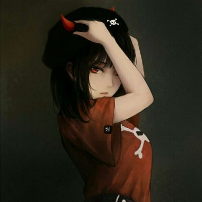 冷酷病娇黑化少女头像图片