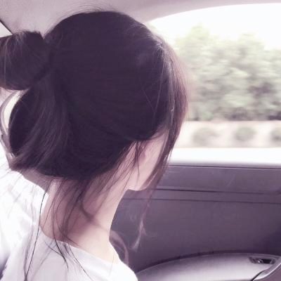 唯美清新女生背影头像图片