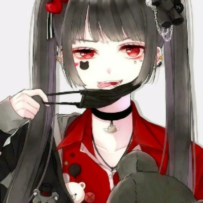 动漫头像超仙气女生红色系图片