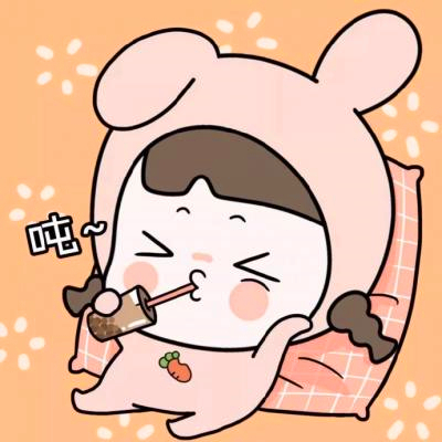 超萌可爱情头一对两张动漫图片