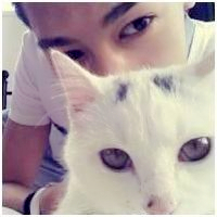 qq头像真人男女生抱猫情侣图片