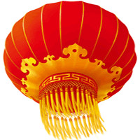 红色喜庆吉祥红灯笼头像图片