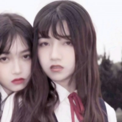 真人女生闺蜜头像一对两张图片