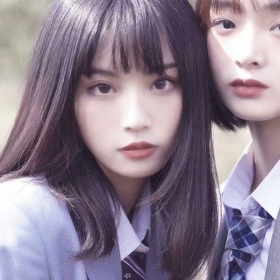 真人闺蜜头像图片唯美