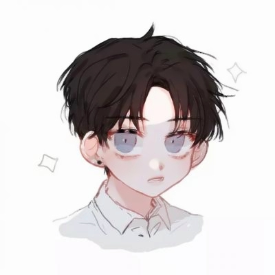 情侣头像二次元一对高清唯美手绘图片