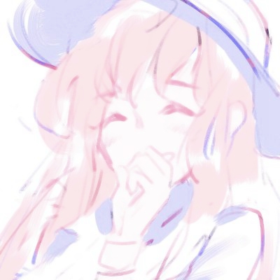 可爱粉红少女心动漫头像图片