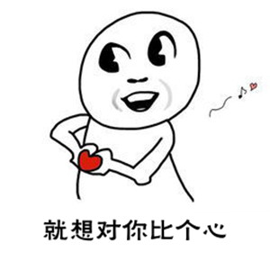 用手比心的手势头像