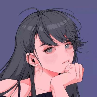 情侣头像二次元一对高清唯美手绘图片