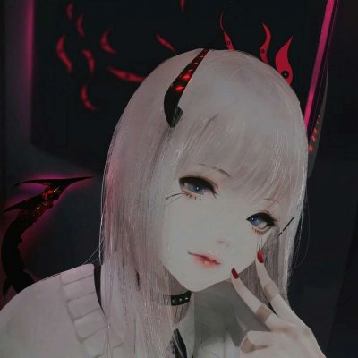 冷酷病娇黑化少女头像图片