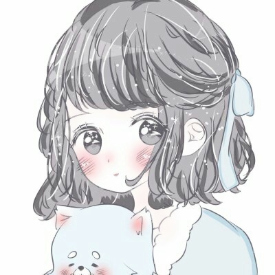 头像女生闺蜜二人可爱动漫图片