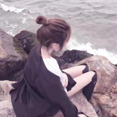 唯美清新女生背影头像图片