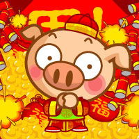 可爱过年头像卡通图片