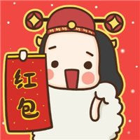 可爱过年头像卡通图片