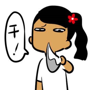 丑女夸张搞怪卡通头像