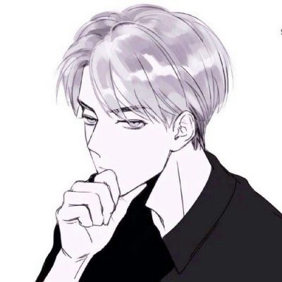 漫画高冷男生帅气头像图片