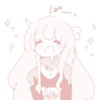 可爱粉红少女心动漫头像图片
