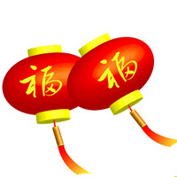 红色喜庆吉祥红灯笼头像图片