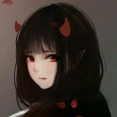 冷酷病娇黑化少女头像图片