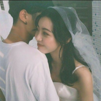 情侣头像婚纱照一对两张浪漫图片