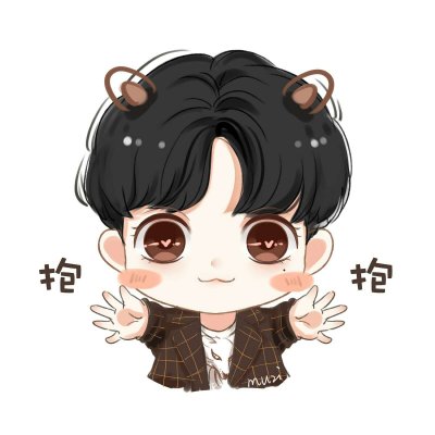蔡徐坤q版呆萌头像图片