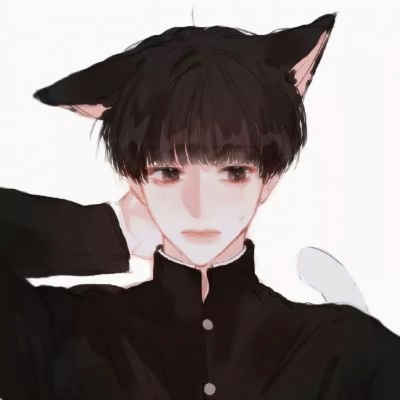 情侣头像二次元一对高清唯美手绘图片