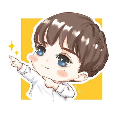 蔡徐坤q版呆萌头像图片