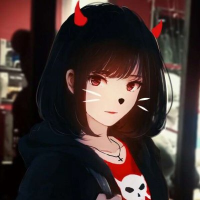 冷酷病娇黑化少女头像图片