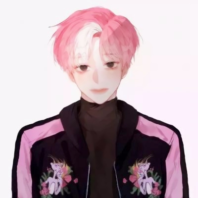 情侣头像二次元一对高清唯美手绘图片