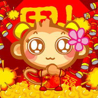 可爱过年头像卡通图片