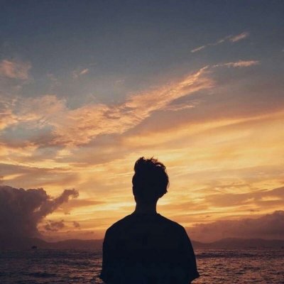 孤单一个人伤感男生背影头像图片
