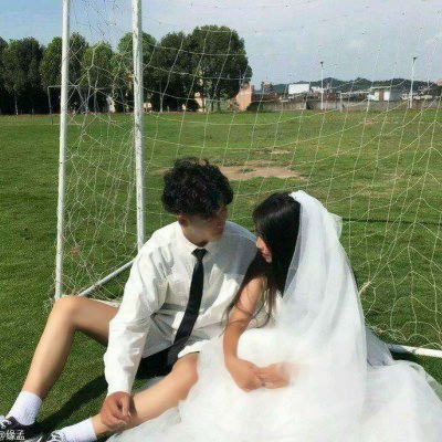 情侣头像婚纱照一对两张浪漫图片
