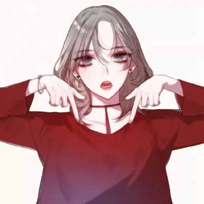 情侣头像二次元一对高清唯美手绘图片