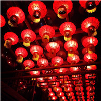 红色喜庆吉祥红灯笼头像图片