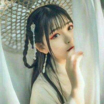 古装头像女唯美真人高清图片