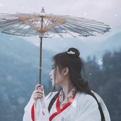 古风女头像真人高冷唯美图片