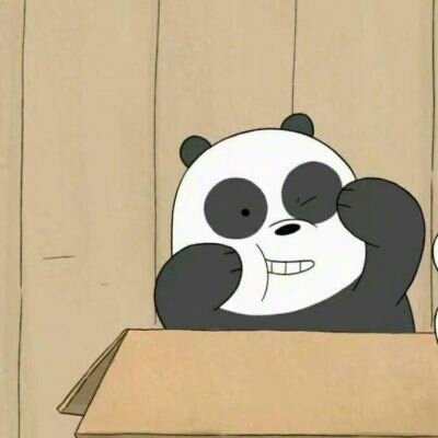 咱们裸熊卡通情侣头像一左一右图片