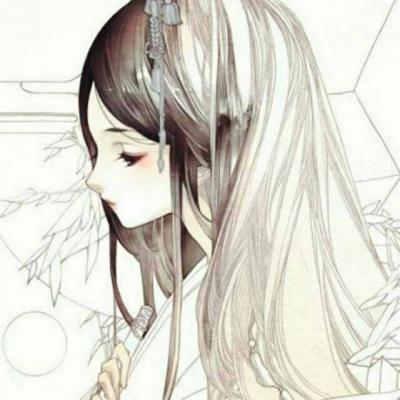 qq头像动漫女伤感高清图片