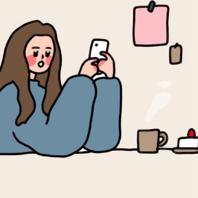 可爱简约动漫头像女生图片