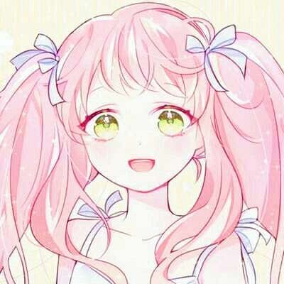二次元可爱粉色系女生头像图片