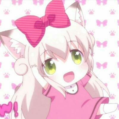 二次元可爱粉色系女生头像图片
