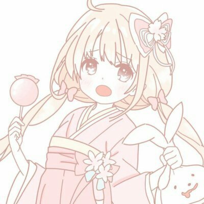 二次元可爱粉色系女生头像图片