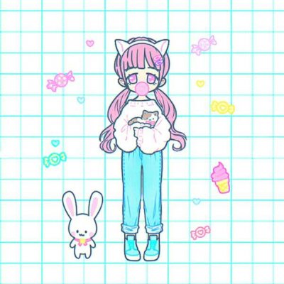 可爱动漫少女心头像二次元图片