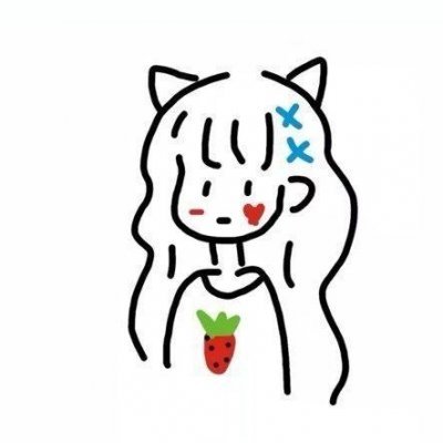 最火可爱小女孩简笔画头像图片